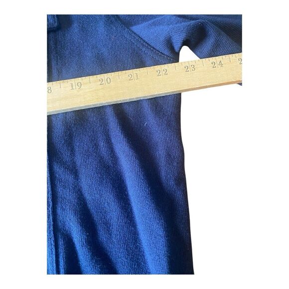 Carole Little embroidered flag long sleeve navy blue jacket size 2X - Picture 7 of 9